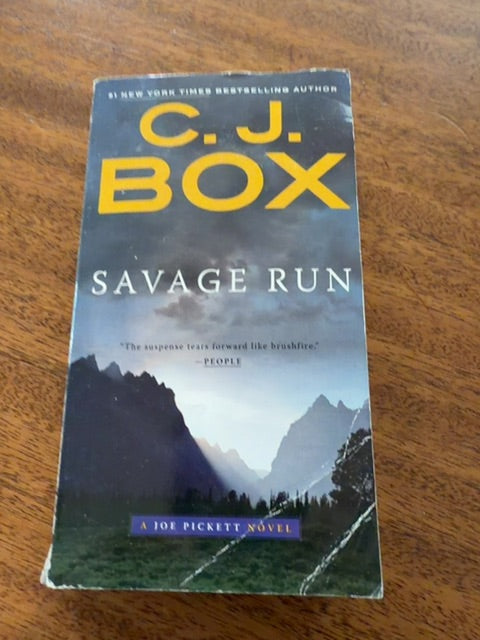 Paperback CJ Box Savage Run