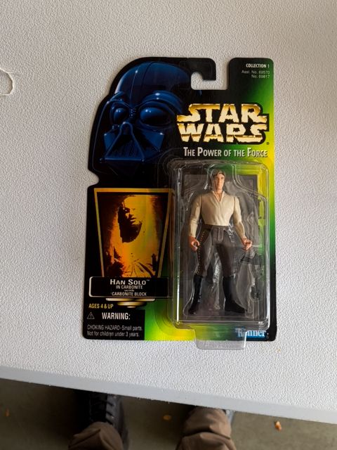 Star wars power of the force Han solo in carbonite