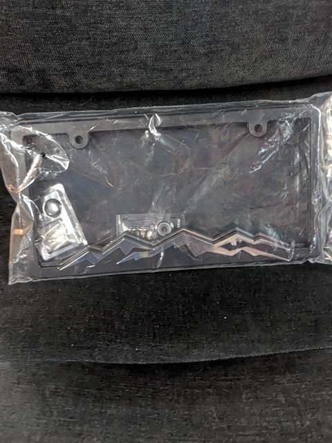 Mountain License Plate Frame