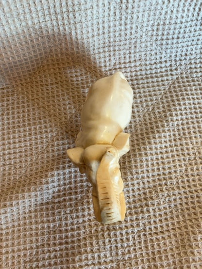 Cream L.E.Smith 1970’s Vintage Celluloid Elephant, 9.5”