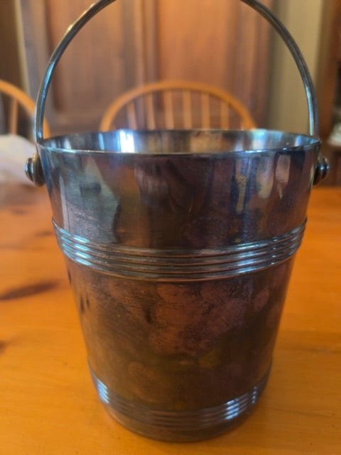 Silver plated ice bucket