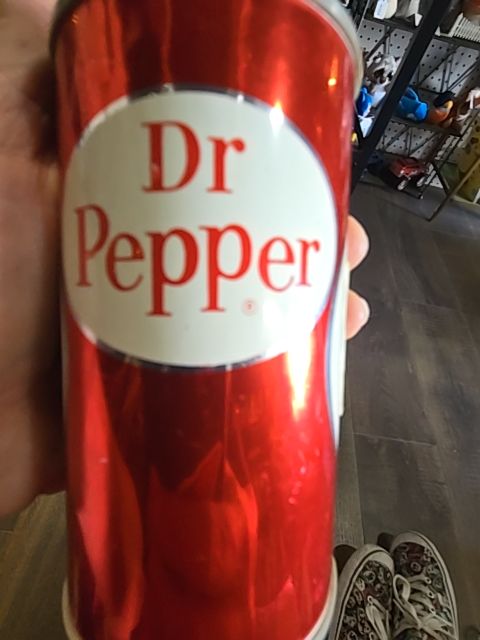Rust Dr.Pepper By: General Electric Dr.Pepper Radio can, 12 fl ounces