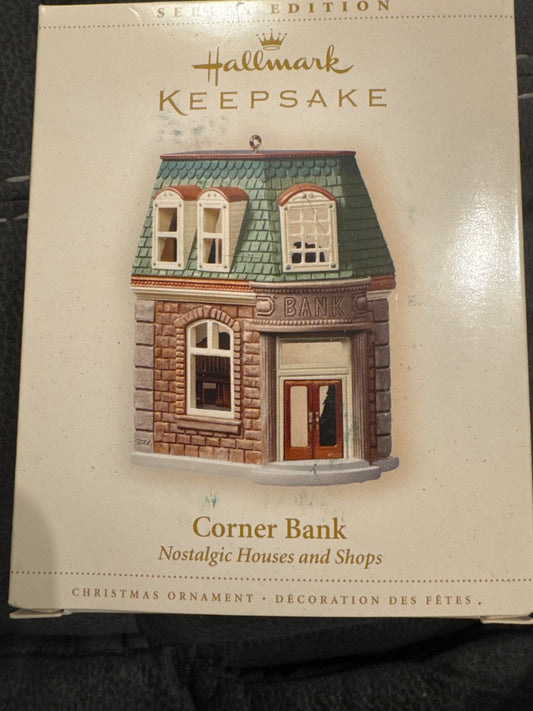 Hallmark corner bank ornament