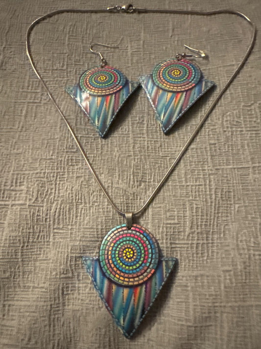 Multi Unknown Wood triangle set