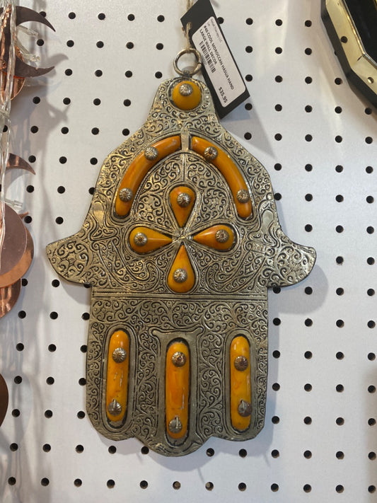 #40 COOL MOROCCAN HASUA HAND LARGE WALL DECOR