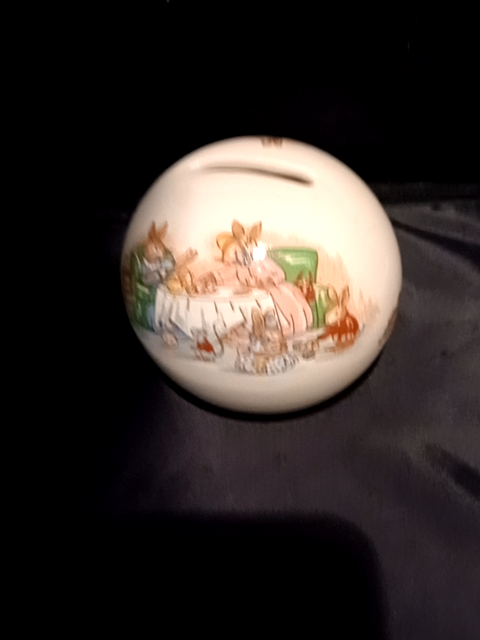 Royal Dalton bunnykins tea time ball bank
