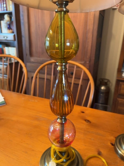 Set of Glass Table Lamps