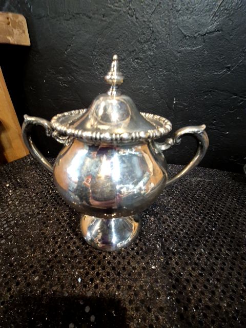 Silver Plated Sugar Dish