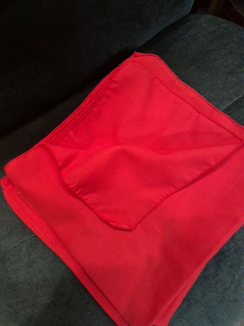 Red  Linen Napkins