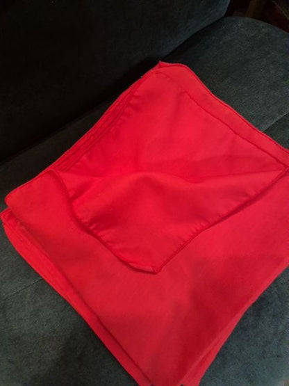 Red  Linen Napkins