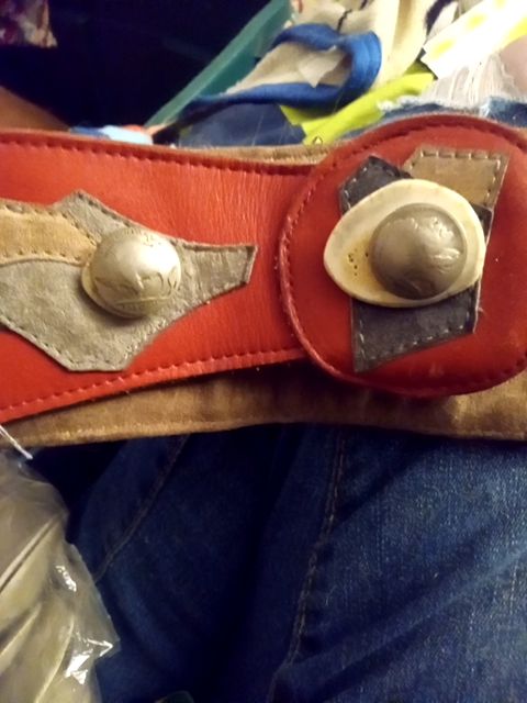 Vintage buffalo nickel belt