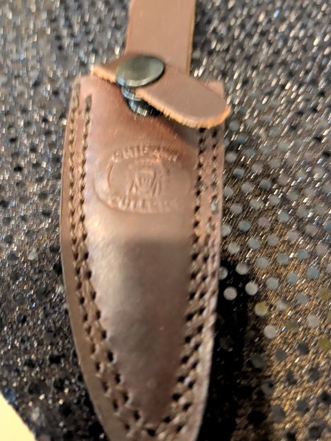 Chipaway Cutlery fixed blade w/ sheath