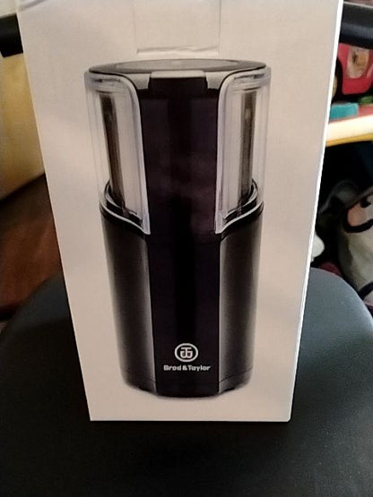 Black and stainless steel Brod & Taylor Spice and coffee grinder