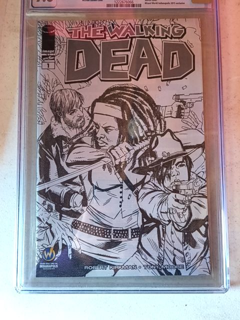 The walking Dead number 1 9.8