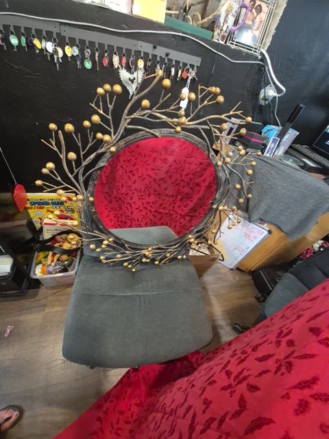 Faux Bois Wall Mirror