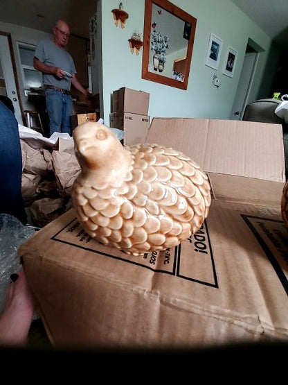 Ceramic quail set of 2