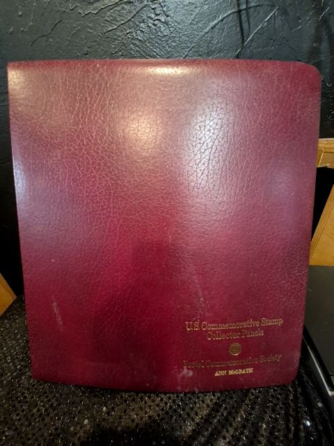 Stamp Collection, Special Olympics 1st Page of 28 US Commemorative Stamp Panels, 13" × 14"