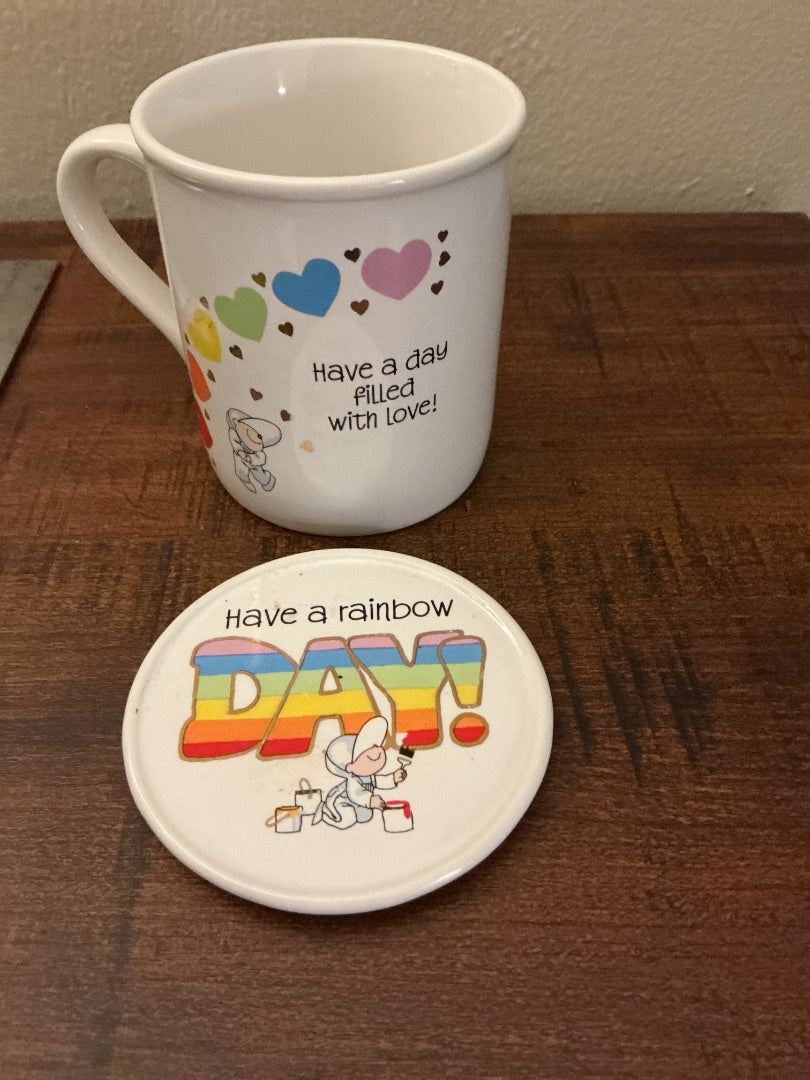 Multi Ziggy Mug Mates Hallmark Have A Rainbow Ziggy Day, 4”