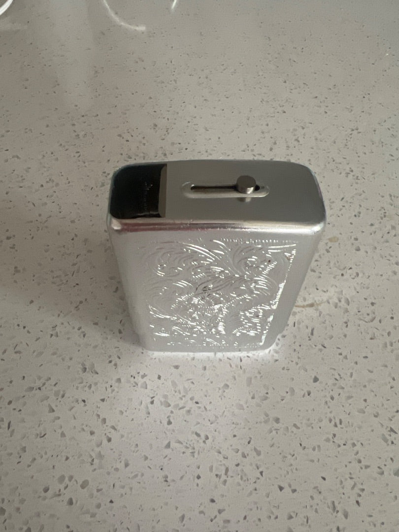 Vintage silver plated cigarette case
