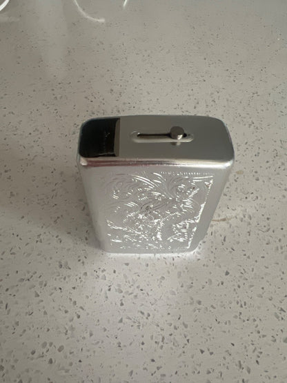 Vintage silver plated cigarette case