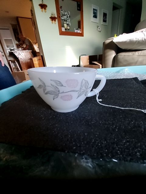 Federal glass coffee mug
