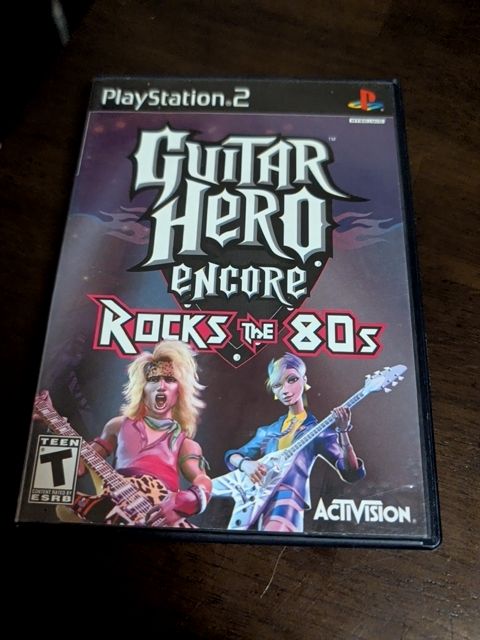 Guitar Hero Encore Rock The 80s PS2
