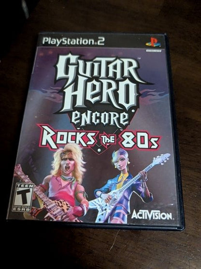 Guitar Hero Encore Rock The 80s PS2