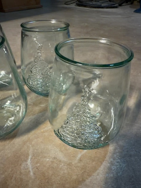San Miguel Christmas Tree Tumblers Set of 4