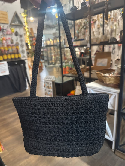 The Sak Black Nylon Hand Purse