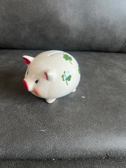 Mini shamrock piggy bank