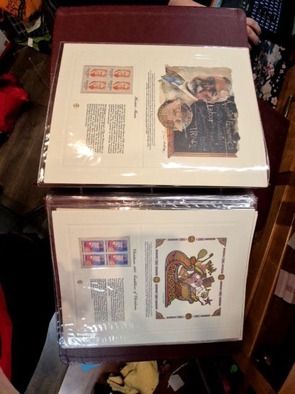 US Commemorative Stamp Collector Panels, 13" × 14"