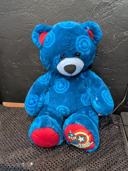 Build A Bear Workshop Avengers Marvel Captain America Plush 17” Stuffed bear