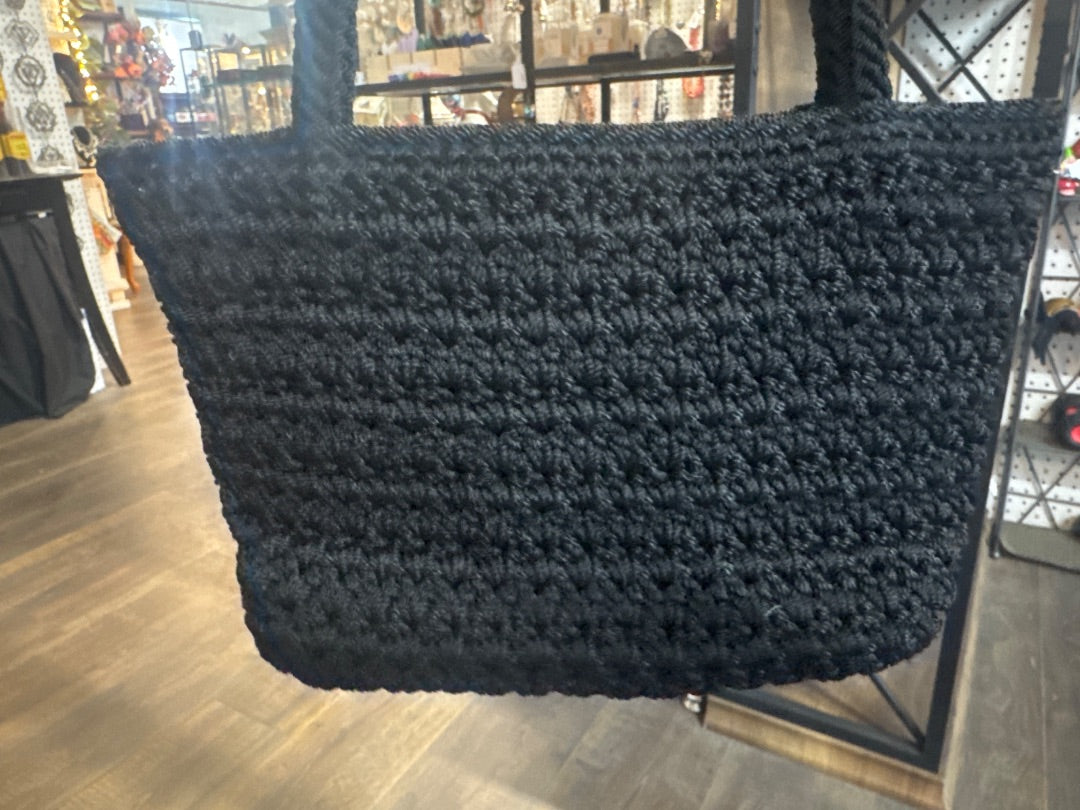 The Sak Black Nylon Hand Purse