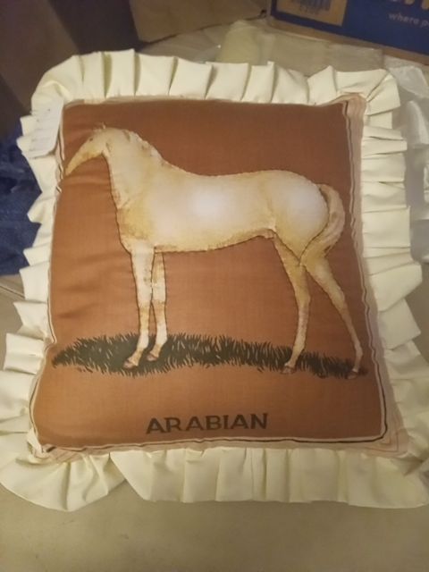Vintage homemade Arabian pillow