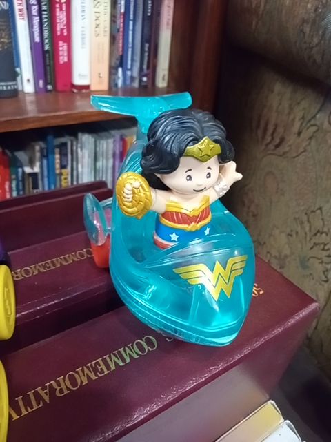 FIsher price wonder woman with plane