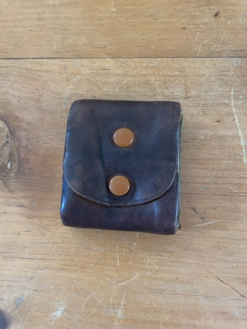 Leather coin purse (as-is)