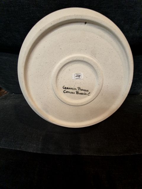 Hand Painted Ceramic Plate