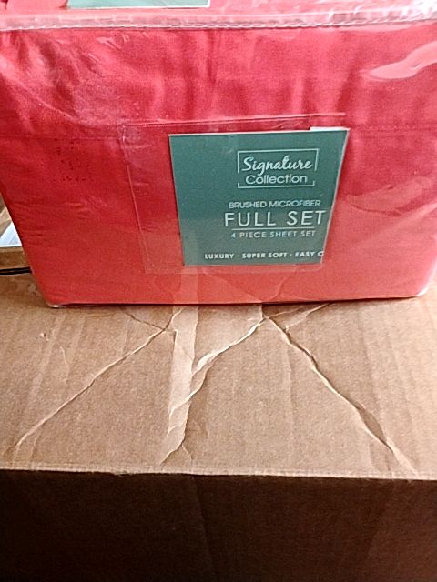Coral Signature Collection Full Size Bed Sheets, Full SZ