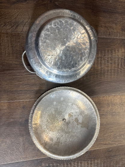 Flower Design Aluminum Pot