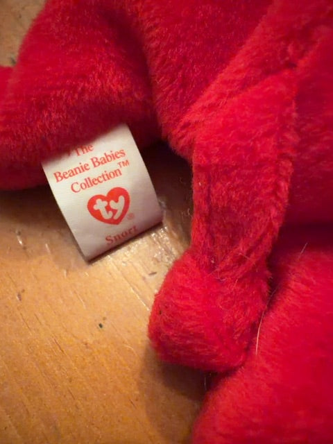 Vintage beanie baby Snort