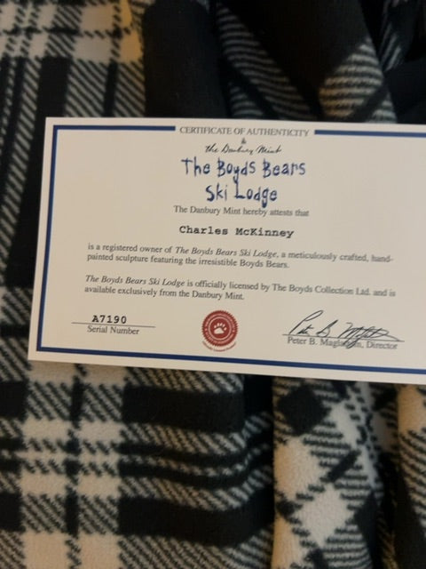 Boyd’s bears Danbury mint ski lodge