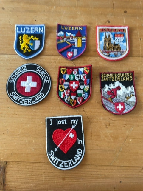 Vintage Switzerland patches