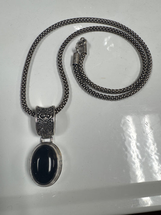 925 Onyx Necklace