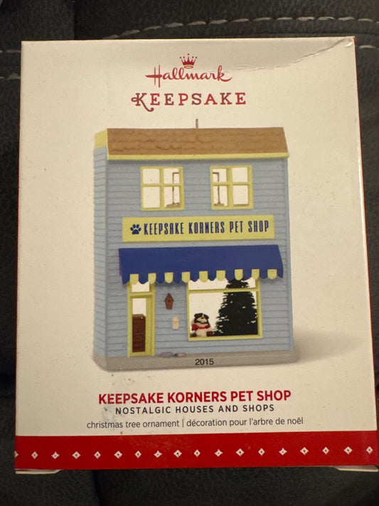 Hallmark “keepsake korners pet shop”