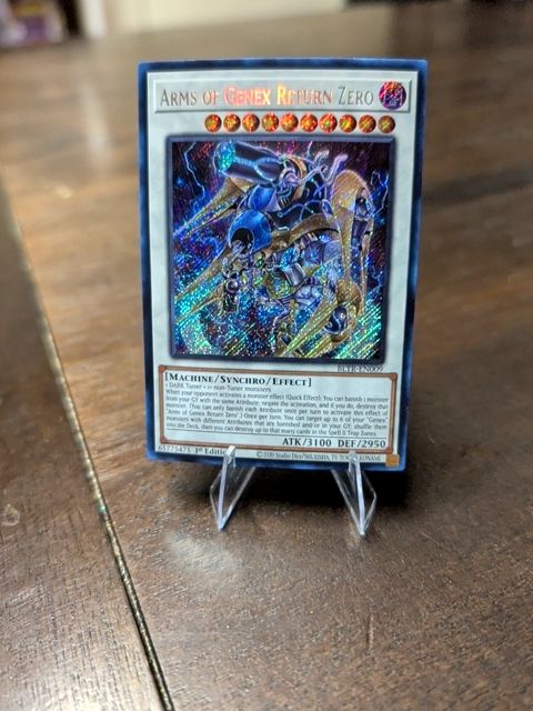 Yugioh Card Arms Of Genex Return Zero