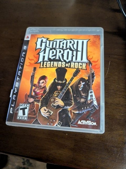 Guitar Hero III Legends of Rock PS3