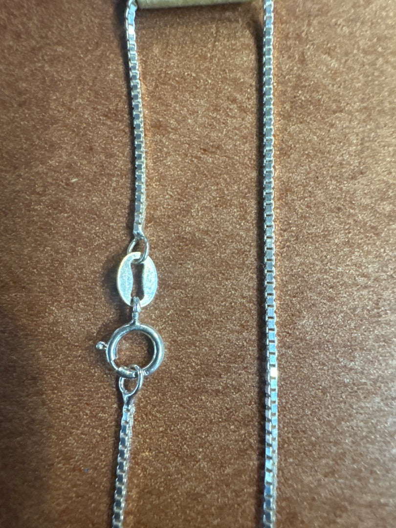 Butterfly and sterling nacklace