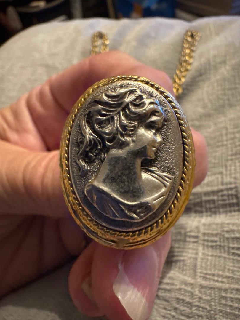 Gold-Tone 1928 Elephant Pendant Necklace