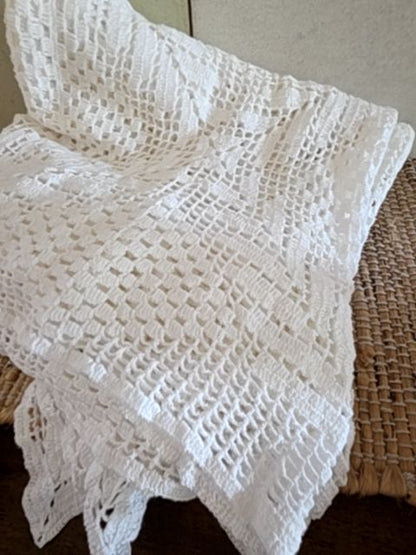 Antique table cloth - square