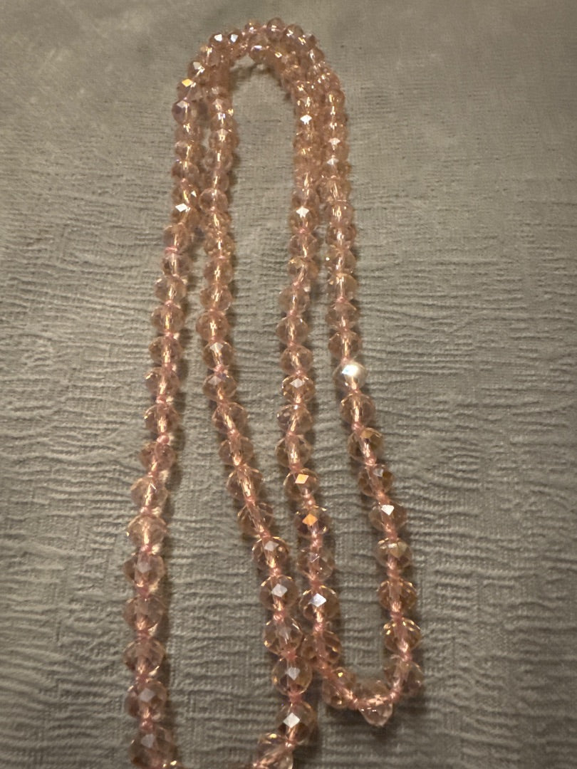 Blush Beaded Necklace